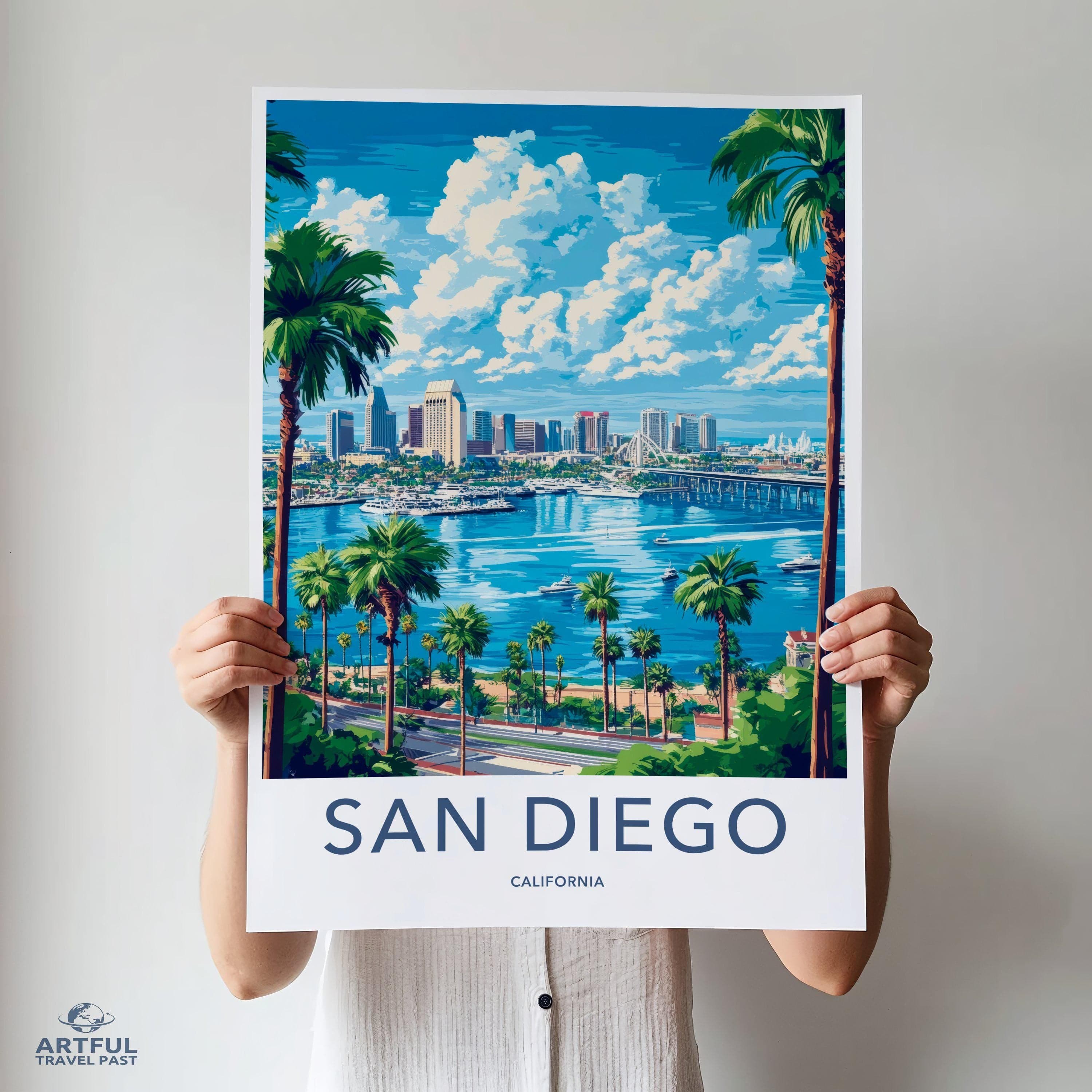 San Diego Poster - California Wall Art