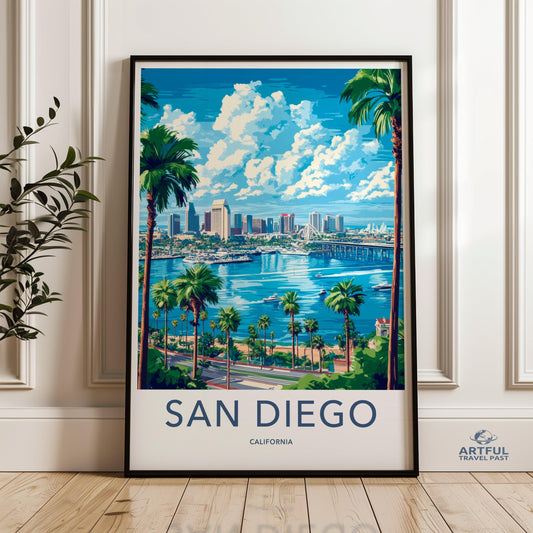 San Diego Poster - California Wall Art
