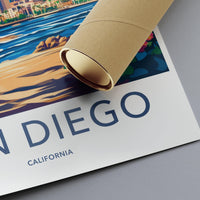 San Diego Poster - California Wall Art