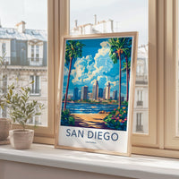 San Diego Poster - California Wall Art