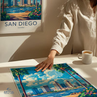 San Diego Poster - California Wall Art