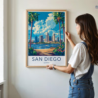 San Diego Poster - California Wall Art
