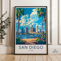 San Diego Poster - California Wall Art
