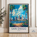 San Diego Poster - California Wall Art
