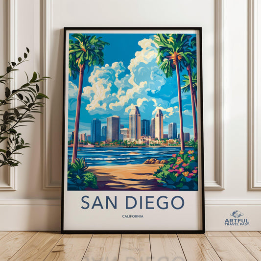 San Diego Poster - California Wall Art