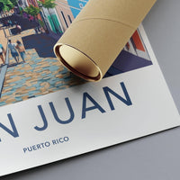San Juan Poster | Puerto Rico Wall Art | Caribbean Decor
