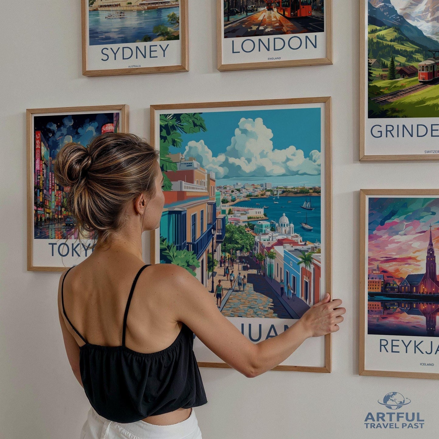 San Juan Poster | Puerto Rico Wall Art | Caribbean Decor