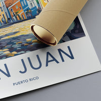 San Juan Poster | Puerto Rico Wall Art | Caribbean Decor