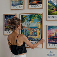 San Juan Poster | Puerto Rico Wall Art | Caribbean Decor