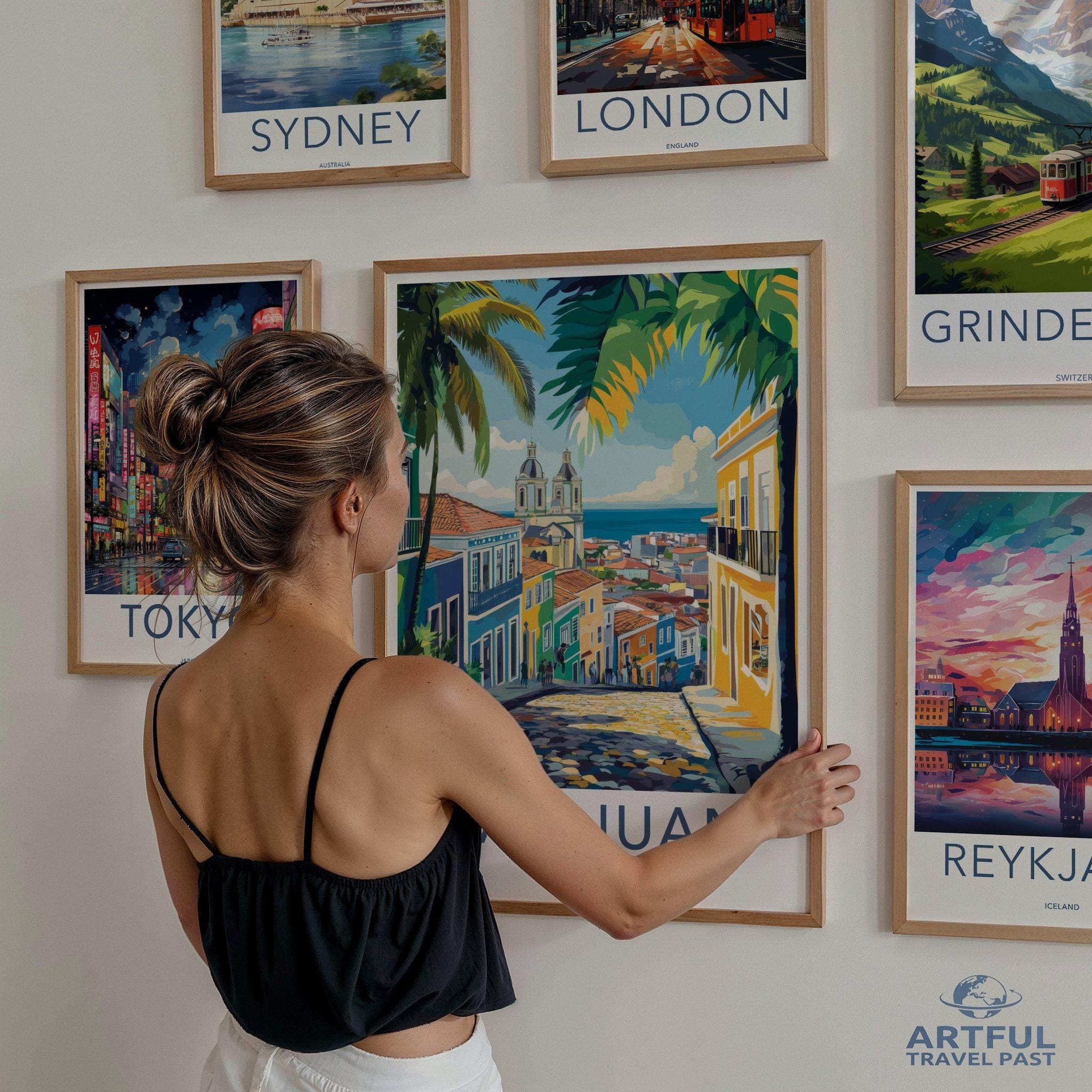 San Juan Poster | Puerto Rico Wall Art | Caribbean Decor