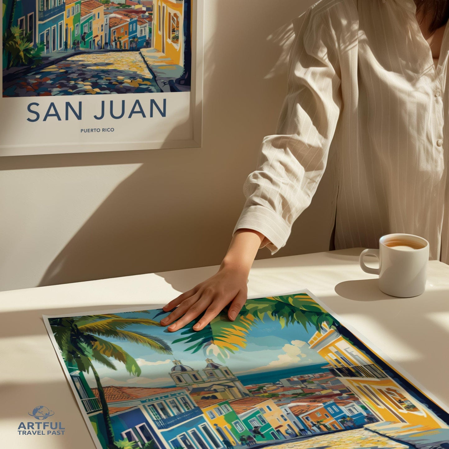 San Juan Poster | Puerto Rico Wall Art | Caribbean Decor