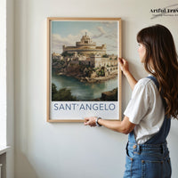 Sant’Angelo Poster | Italy Wall Art | Europe Decor