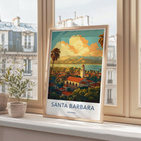 Santa Barbara Poster - California Wall Art