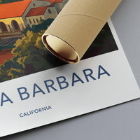 Santa Barbara Poster - California Wall Art