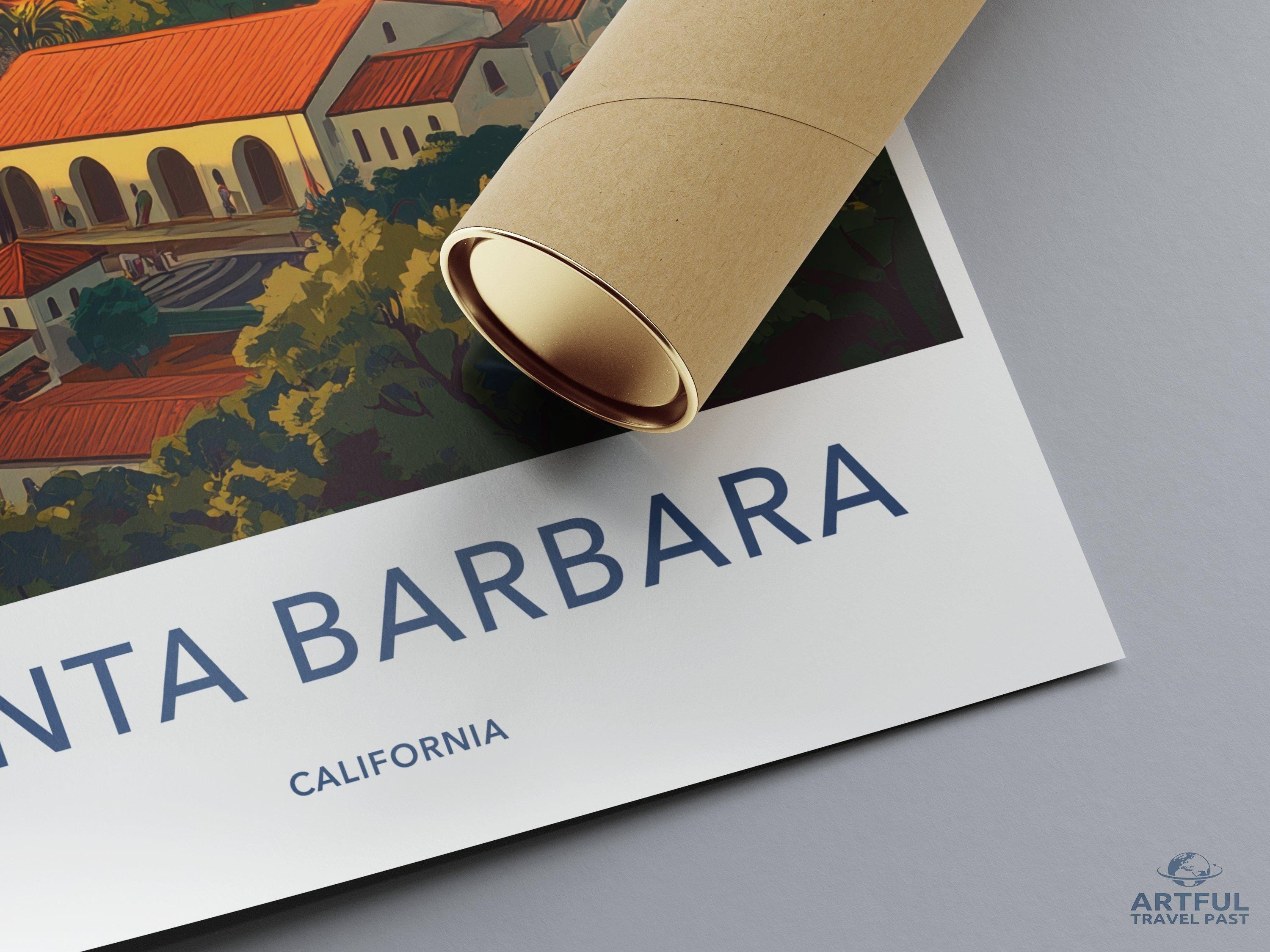 Santa Barbara Poster - California Wall Art