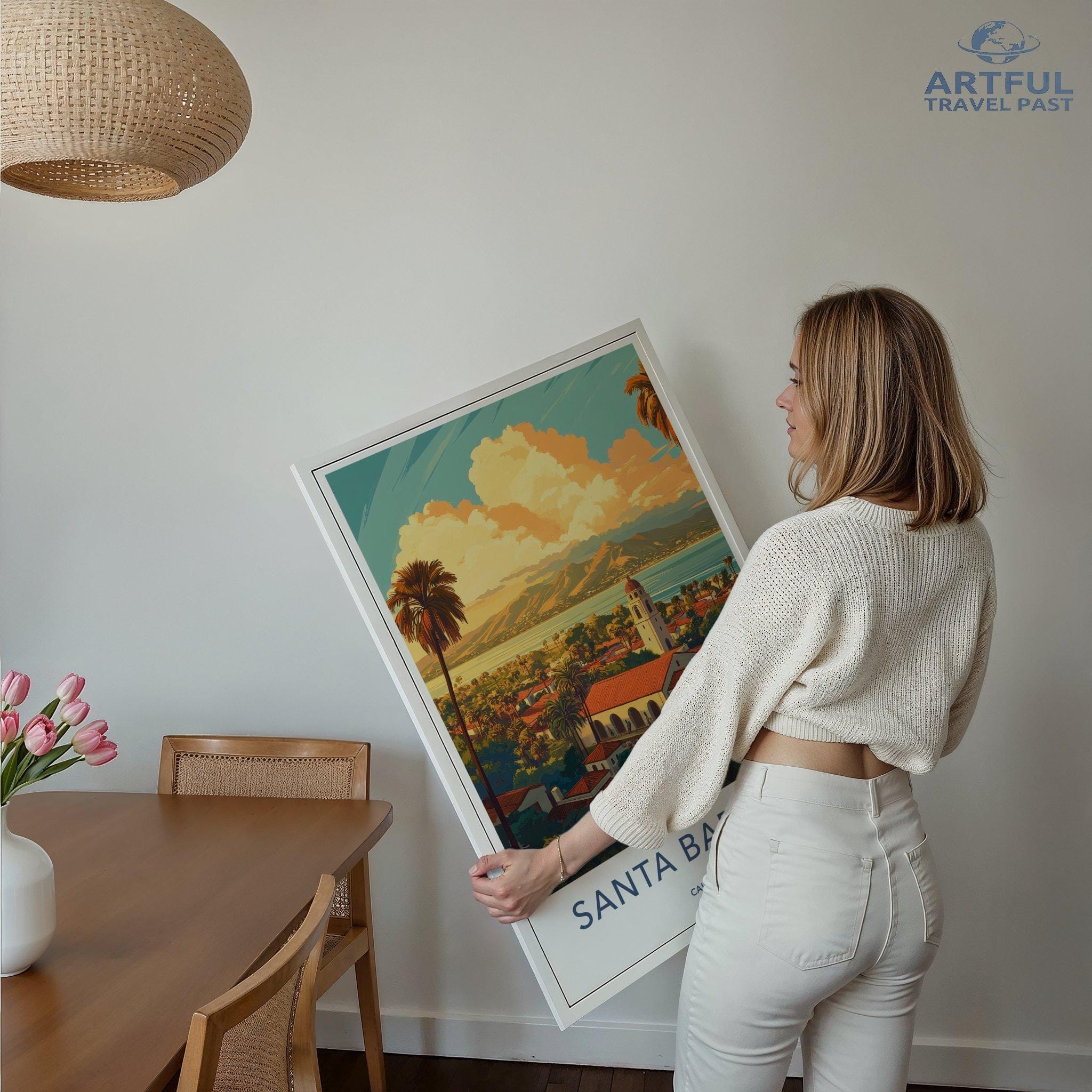 Santa Barbara Poster - California Wall Art