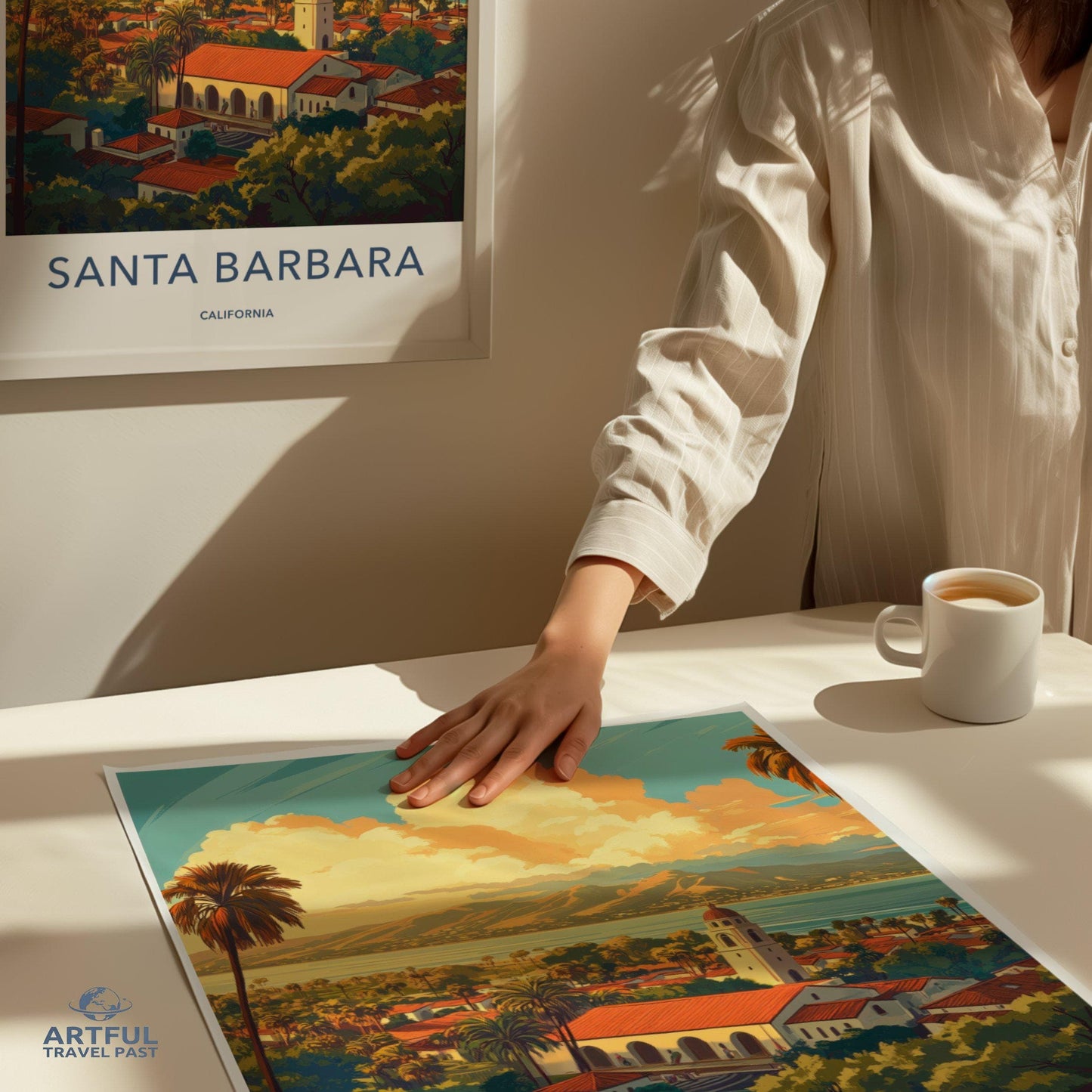Santa Barbara Poster - California Wall Art