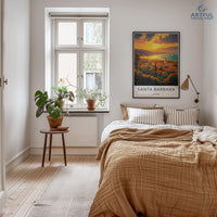 Santa Barbara Poster - California Wall Art