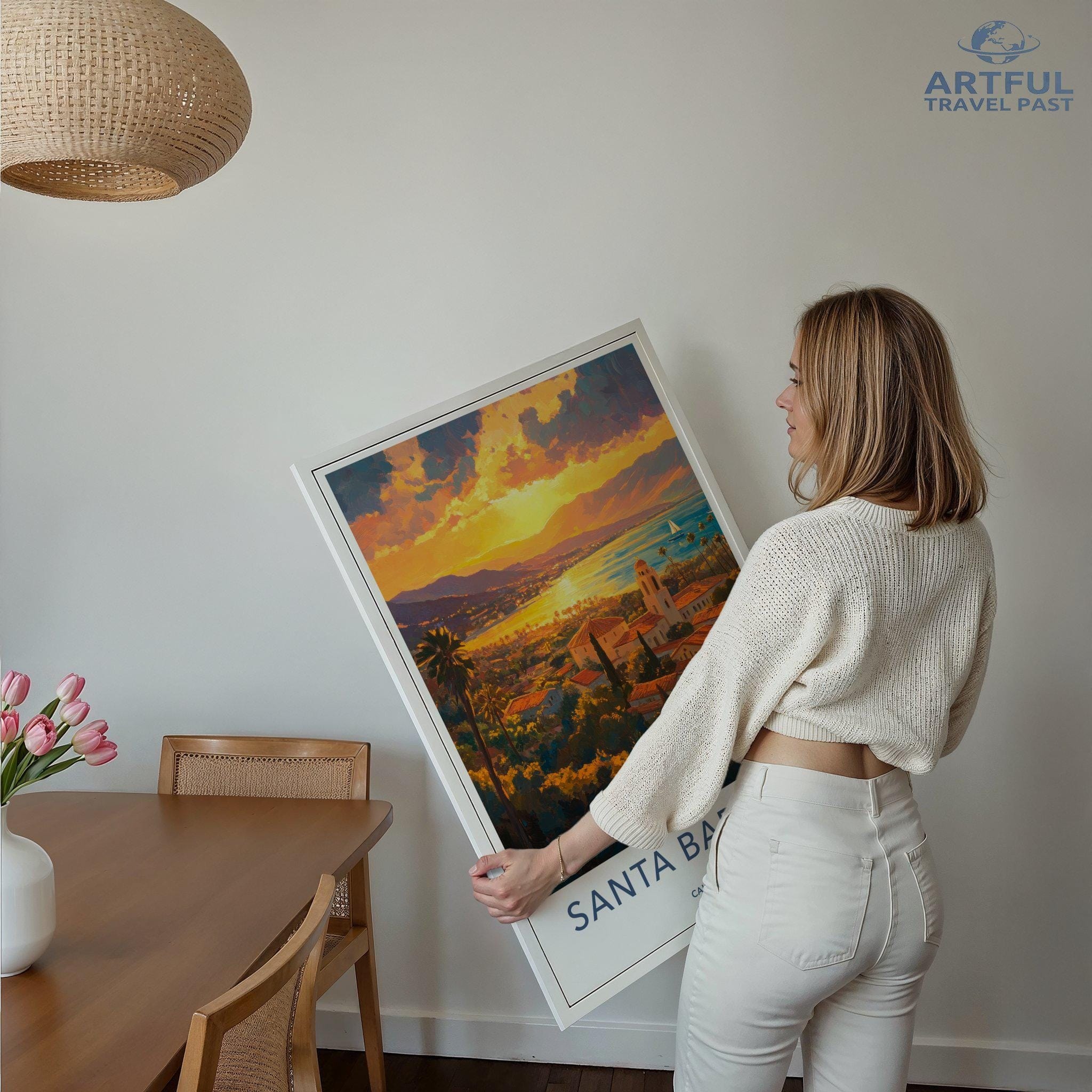 Santa Barbara Poster - California Wall Art