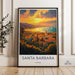 Santa Barbara Poster - California Wall Art
