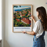 Santa Barbara Poster - California Wall Art