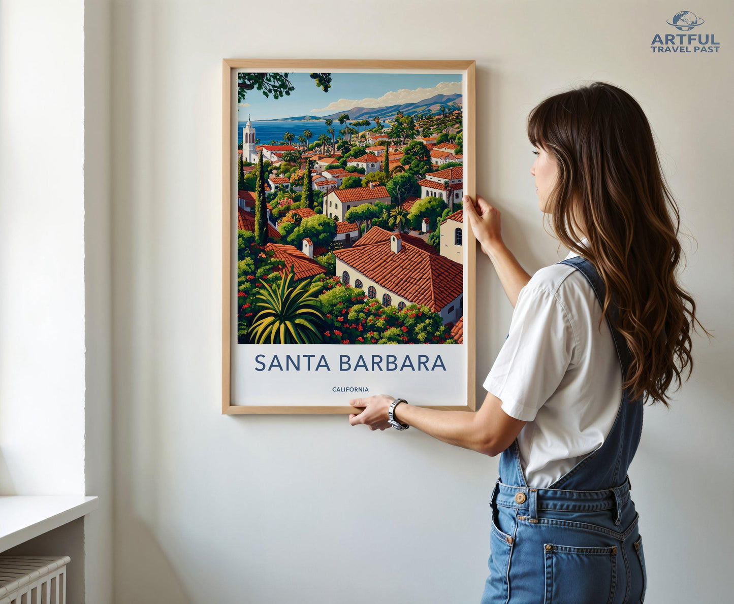 Santa Barbara Poster - California Wall Art