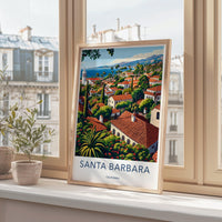 Santa Barbara Poster - California Wall Art