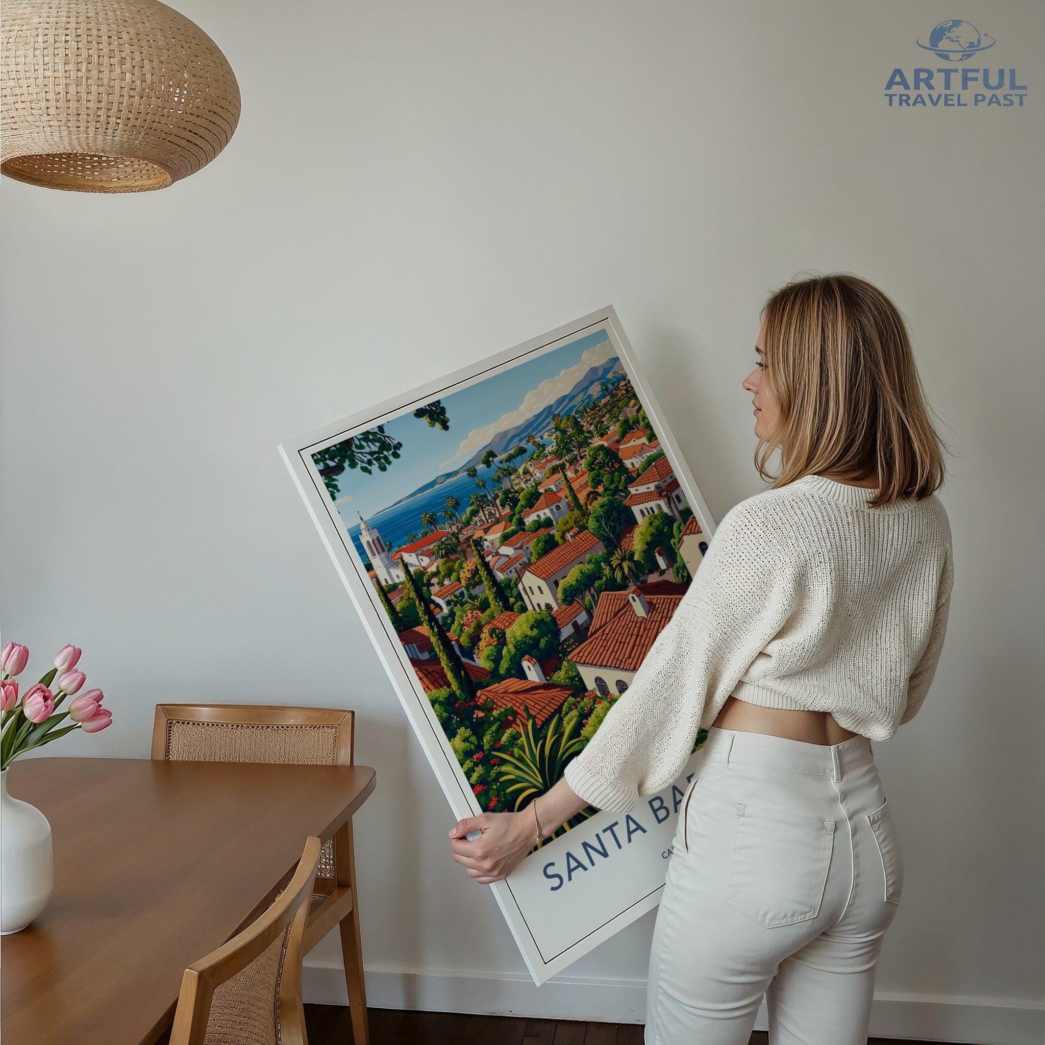 Santa Barbara Poster - California Wall Art