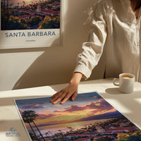 Santa Barbara Poster - California Wall Art