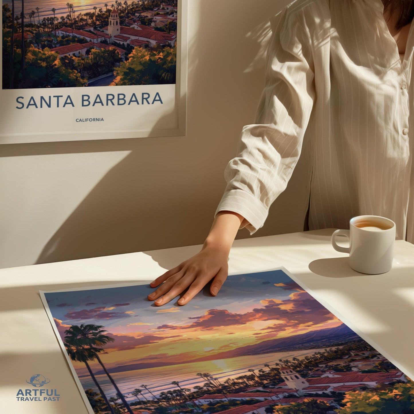 Santa Barbara Poster - California Wall Art
