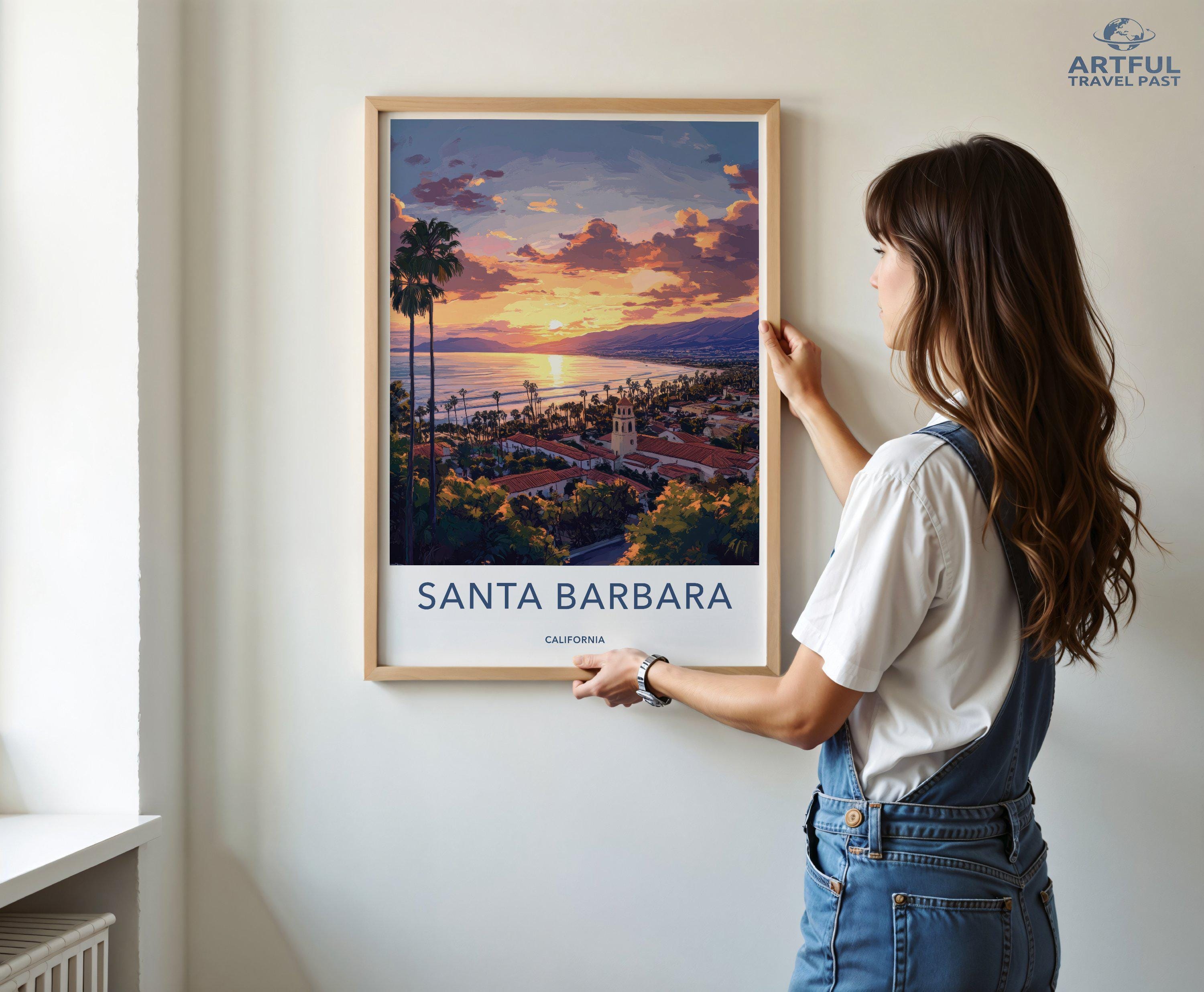 Santa Barbara Poster - California Wall Art