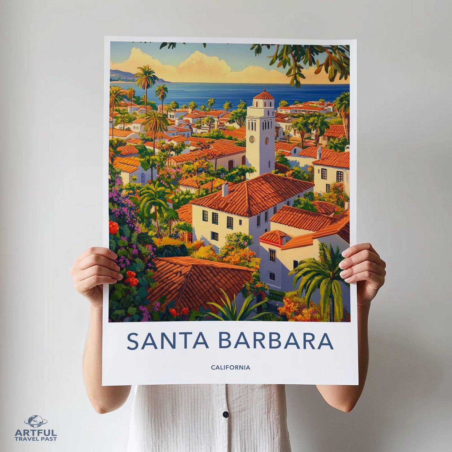 Santa Barbara Poster - California Wall Art