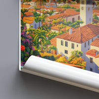 Santa Barbara Poster - California Wall Art