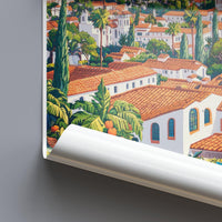 Santa Barbara Poster - California Wall Art