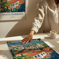 Santa Barbara Poster - California Wall Art