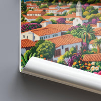 Santa Barbara Poster - California Wall Art