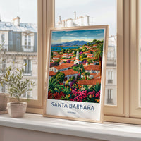 Santa Barbara Poster - California Wall Art