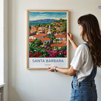 Santa Barbara Poster - California Wall Art