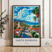 Santa Barbara Poster - California Wall Art