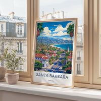 Santa Barbara Poster - California Wall Art