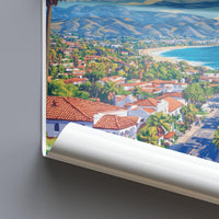 Santa Barbara Poster - California Wall Art
