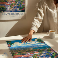 Santa Barbara Poster - California Wall Art