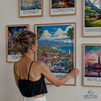 Santa Barbara Poster - California Wall Art