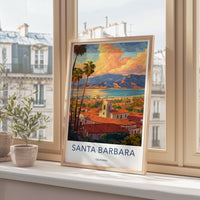 Santa Barbara Poster - California Wall Art