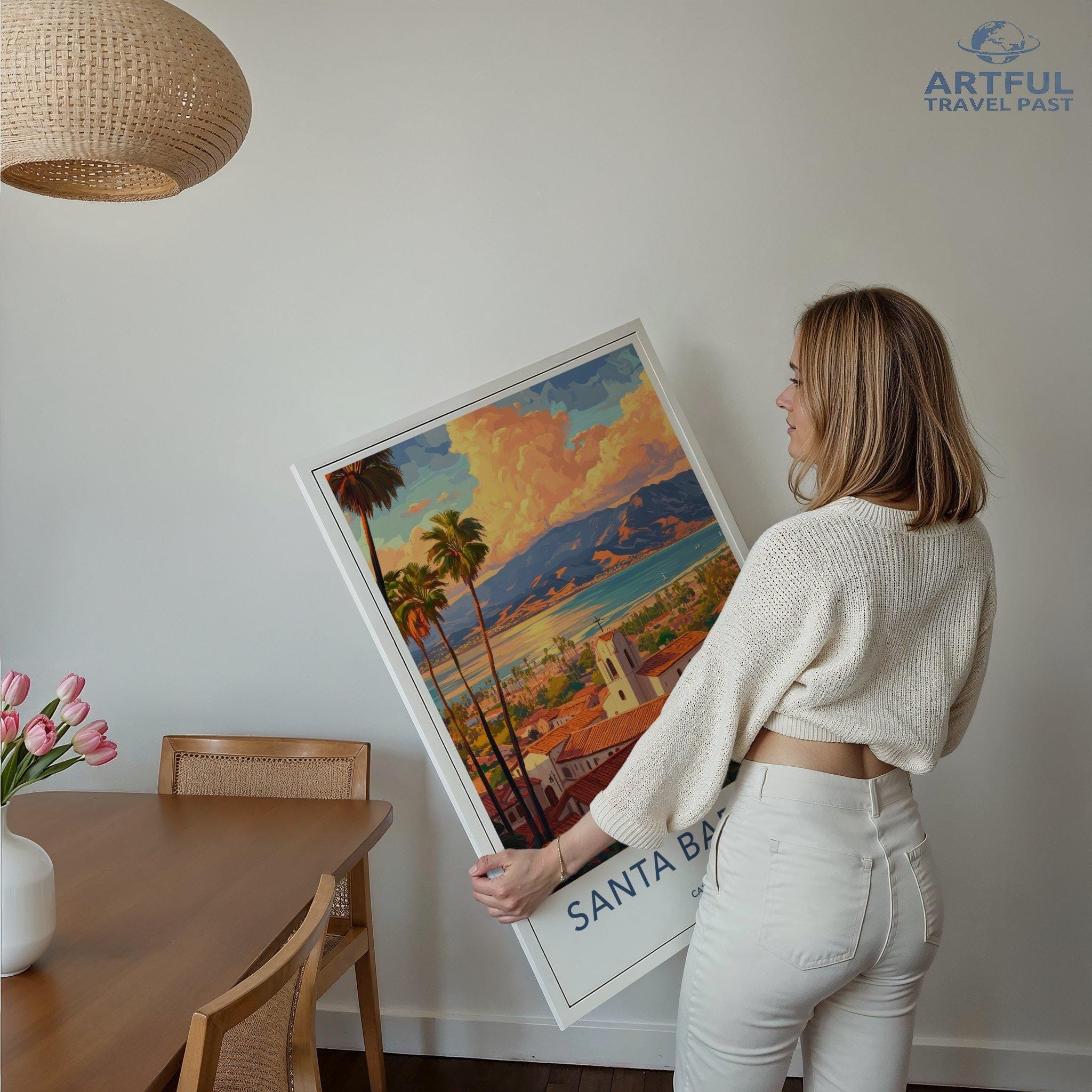 Santa Barbara Poster - California Wall Art