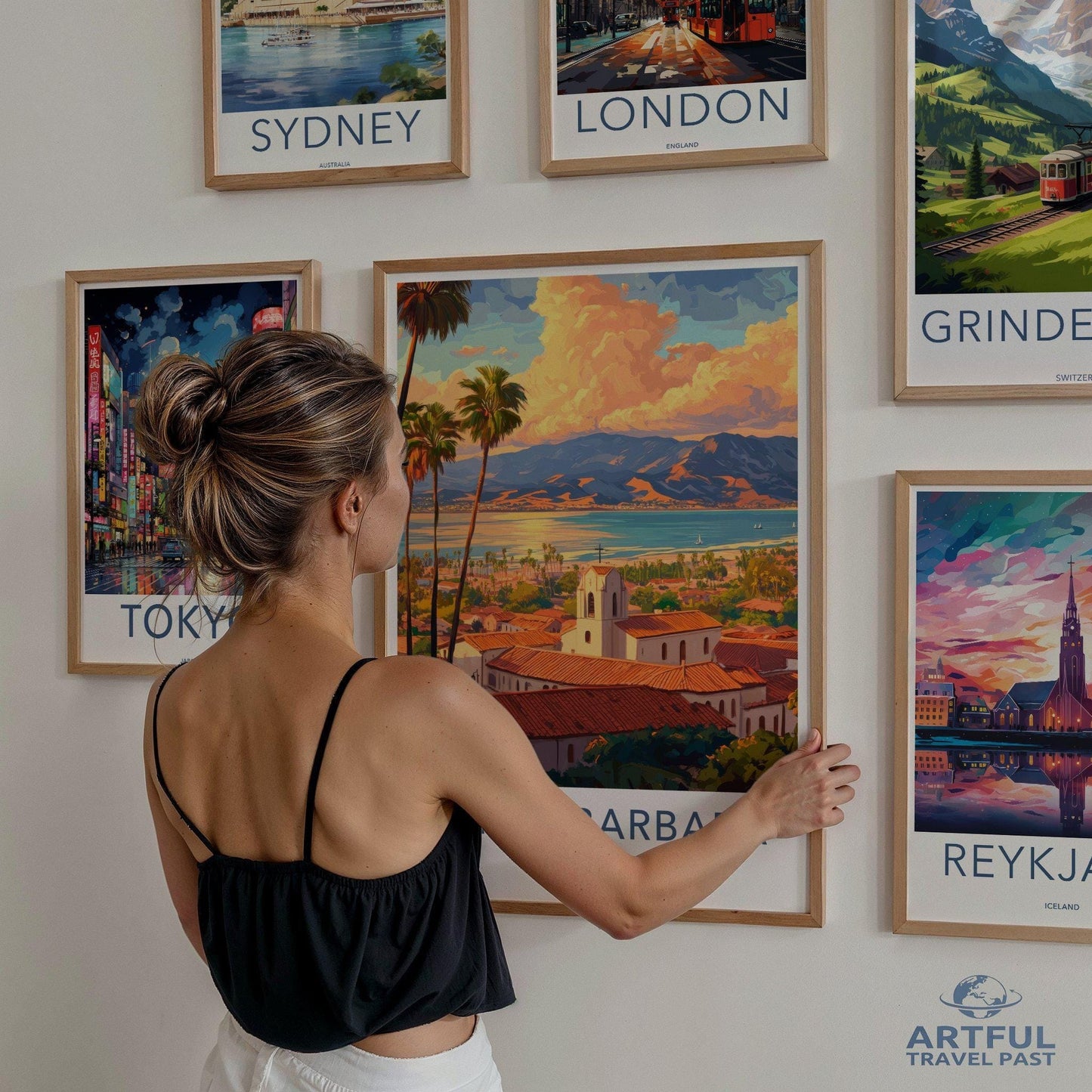 Santa Barbara Poster - California Wall Art