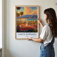 Santa Barbara Poster - California Wall Art