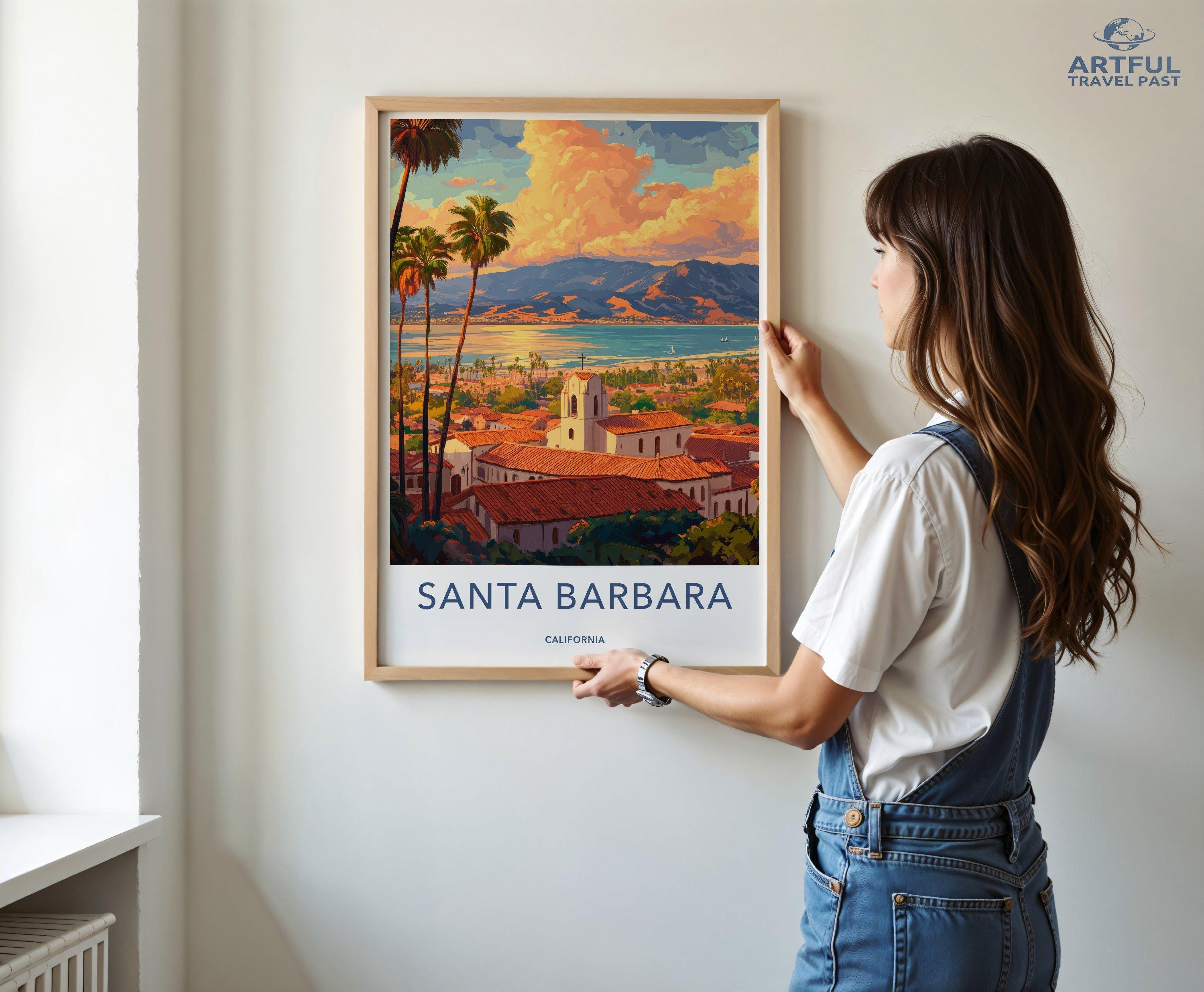 Santa Barbara Poster - California Wall Art