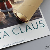 Santa Claus Poster - Indiana Wall Art