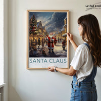 Santa Claus Poster - Indiana Wall Art